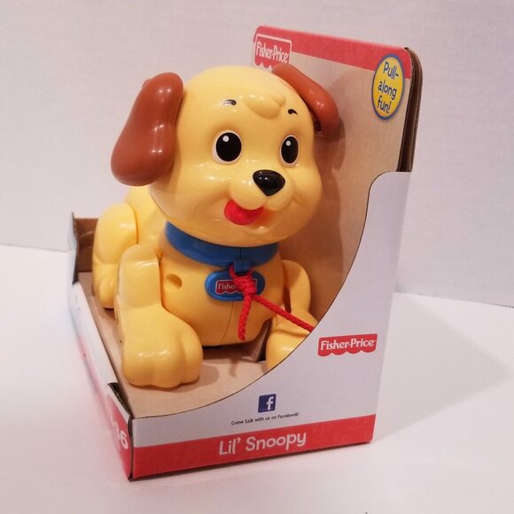 Fisher-Price Brilliant Basic Lil' Snoopy Pull Along Toy, NIB - Picture 3 of 11
